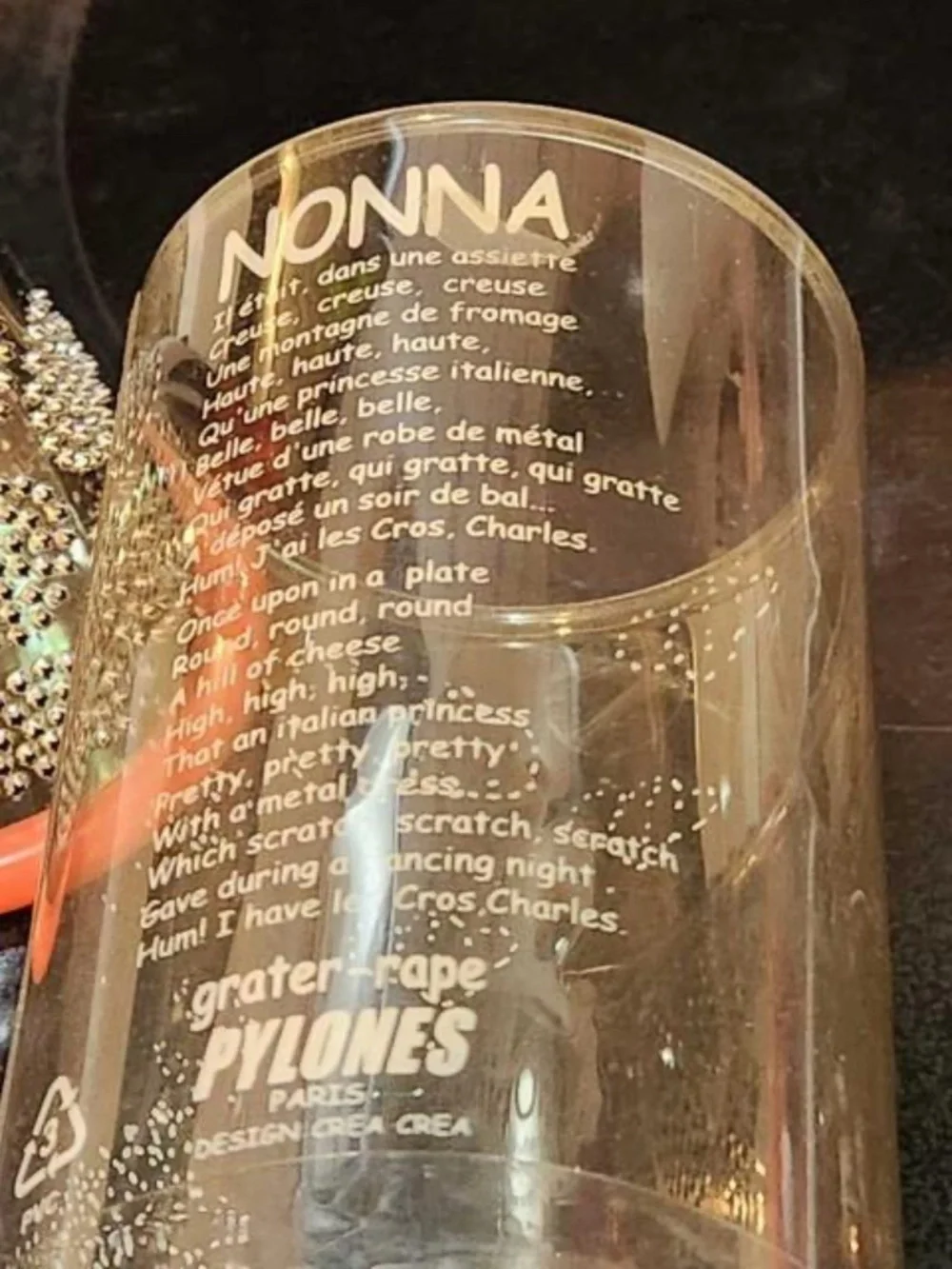 New!  “NONNA” cheese / veggie grated!